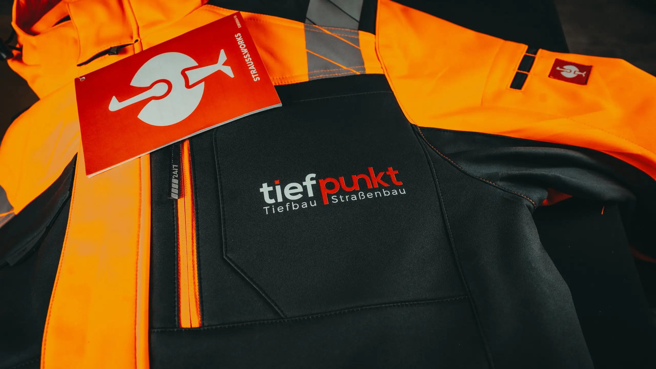 Detail des tiefpunkt-Drucks auf Softshell